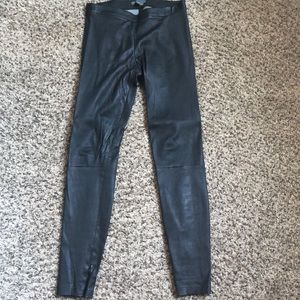 Vince Leather leggings